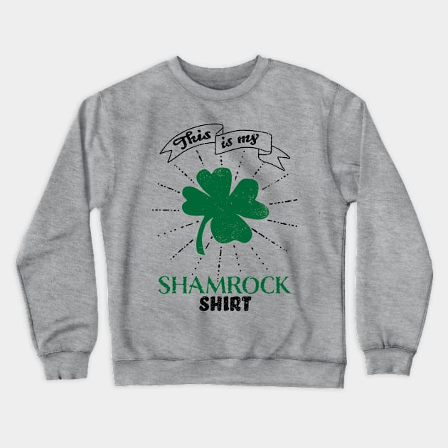 St. Patricks Shamrock Shirt Crewneck Sweatshirt by Annelie